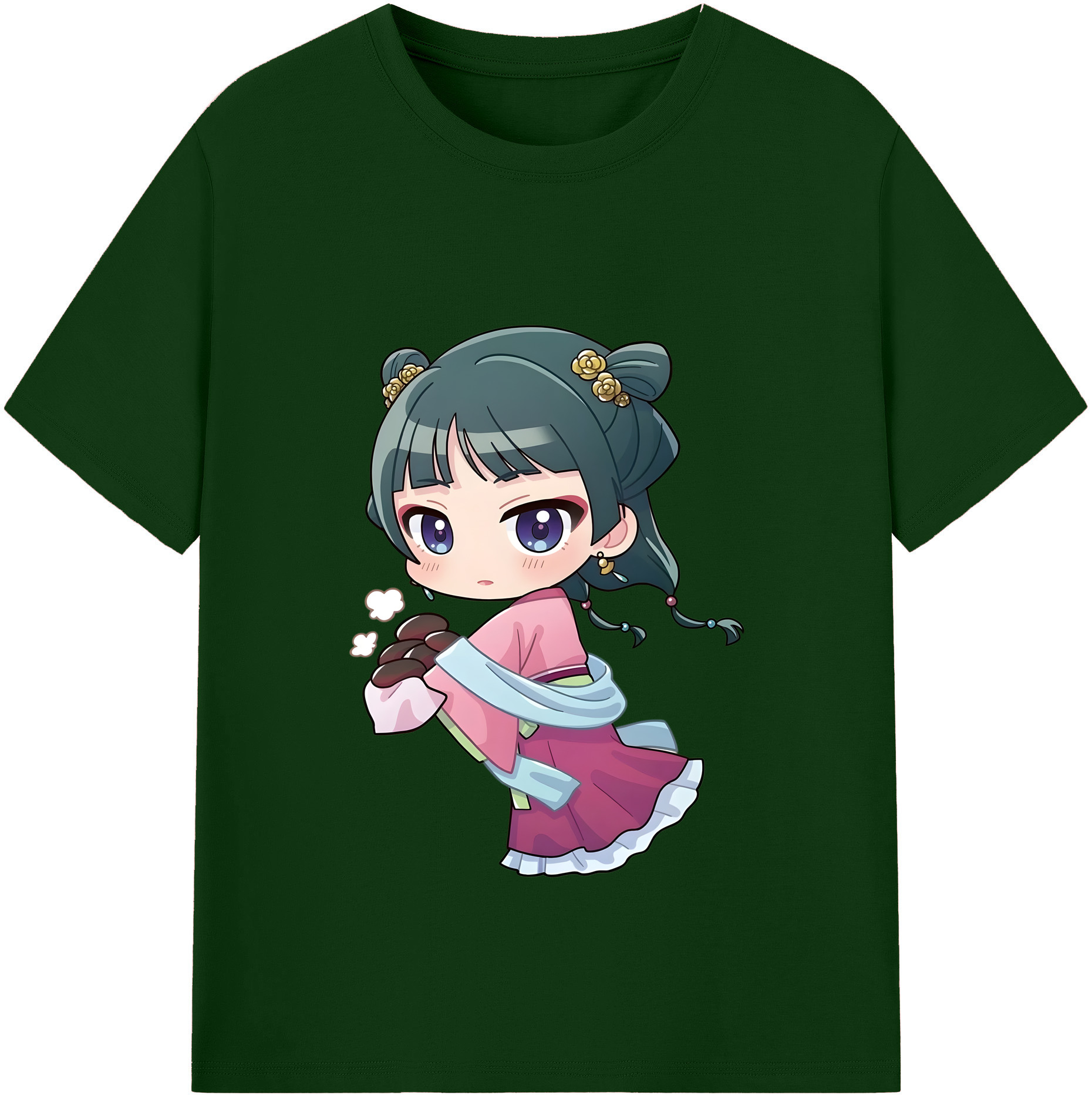 （画像用） 薬屋のひとりごと The Apothecary Diaries 綿100％半袖Tシャツ（フロントプリント）